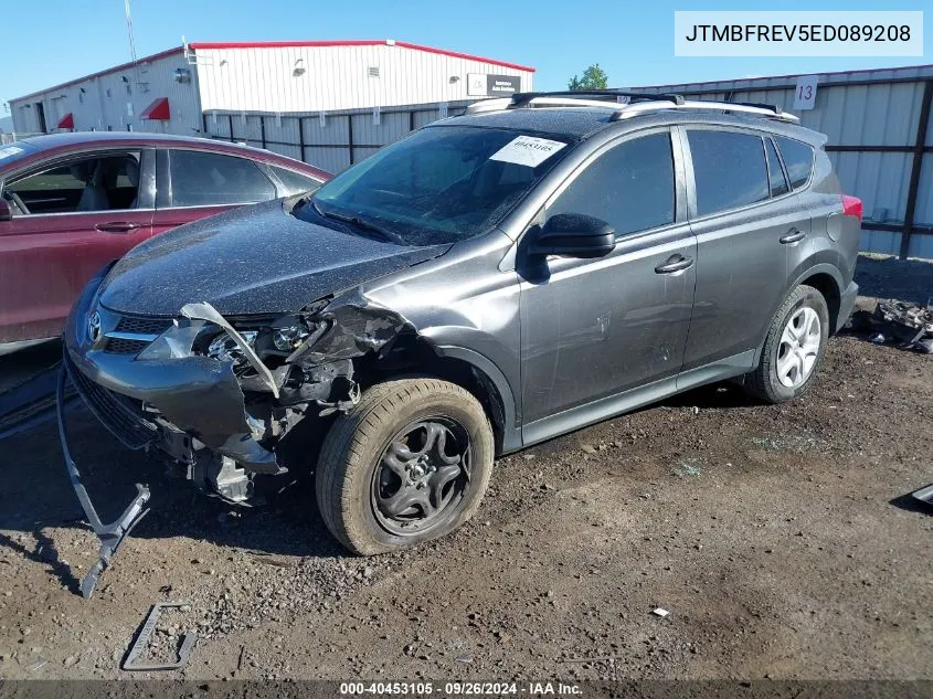 2014 Toyota Rav4 Le VIN: JTMBFREV5ED089208 Lot: 40453105