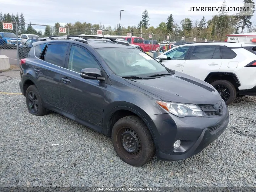 2014 Toyota Rav4 Xle VIN: JTMRFREV7EJ010668 Lot: 40453259