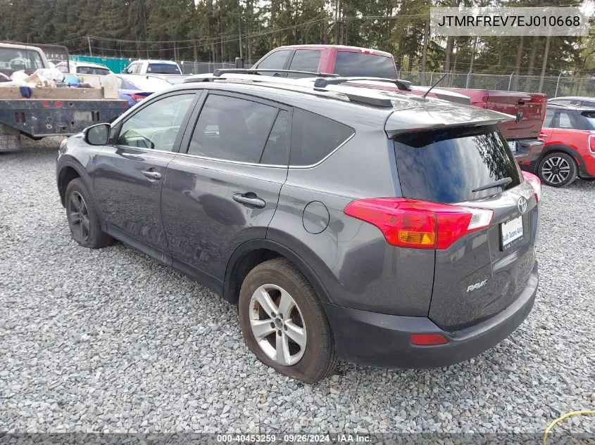 2014 Toyota Rav4 Xle VIN: JTMRFREV7EJ010668 Lot: 40453259