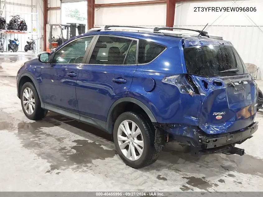 2014 Toyota Rav4 Limited VIN: 2T3YFREV9EW096806 Lot: 40455995