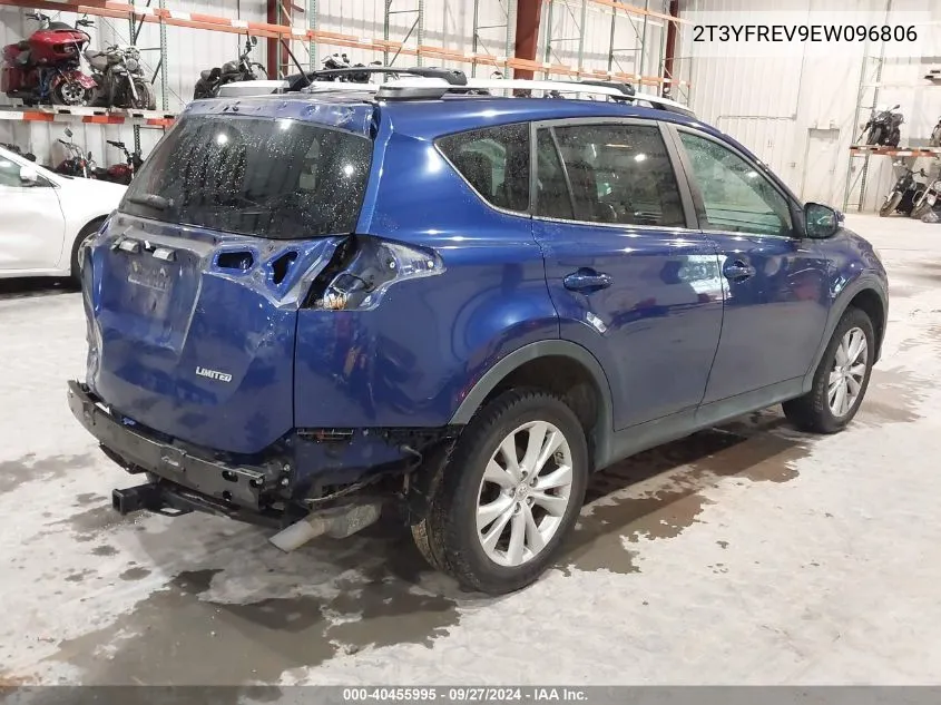 2T3YFREV9EW096806 2014 Toyota Rav4 Limited