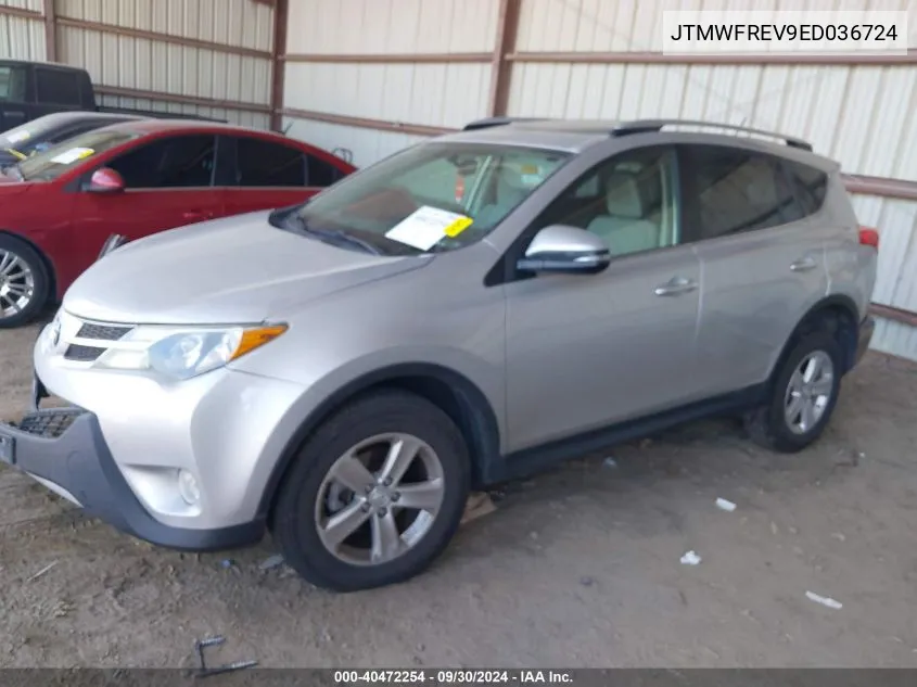 2014 Toyota Rav4 Xle VIN: JTMWFREV9ED036724 Lot: 40472254