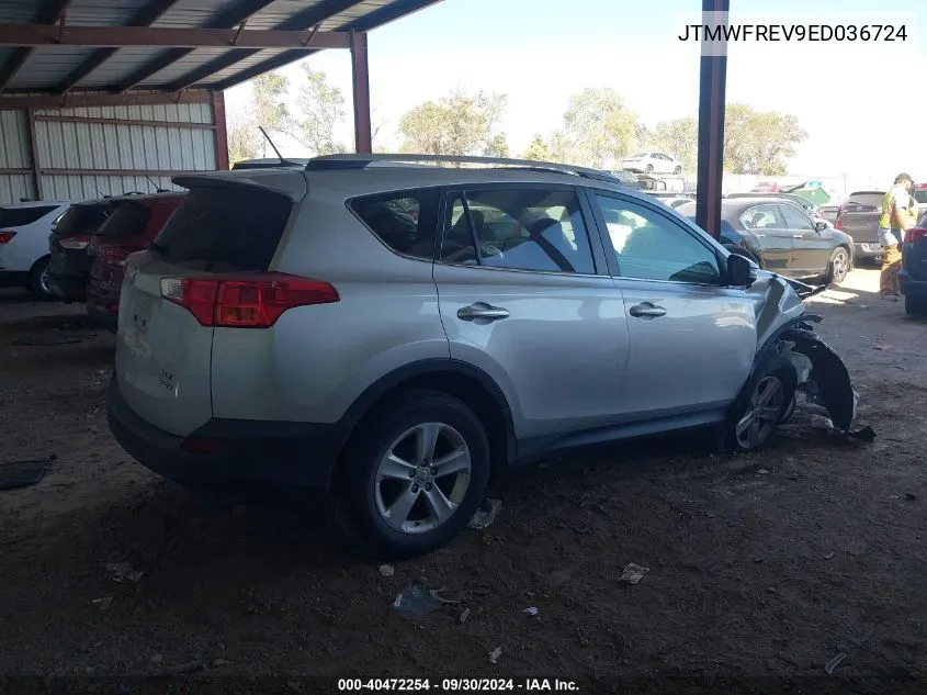 2014 Toyota Rav4 Xle VIN: JTMWFREV9ED036724 Lot: 40472254