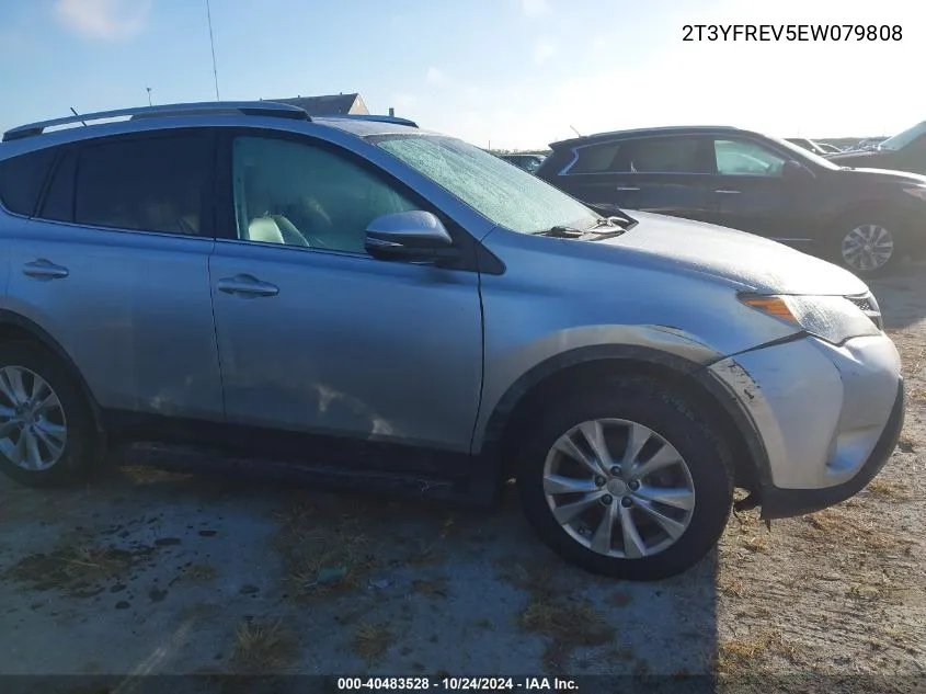 2T3YFREV5EW079808 2014 Toyota Rav4 Limited