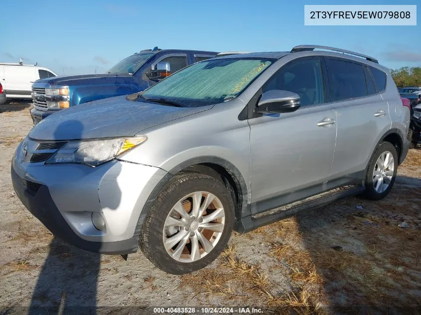 2T3YFREV5EW079808 2014 Toyota Rav4 Limited