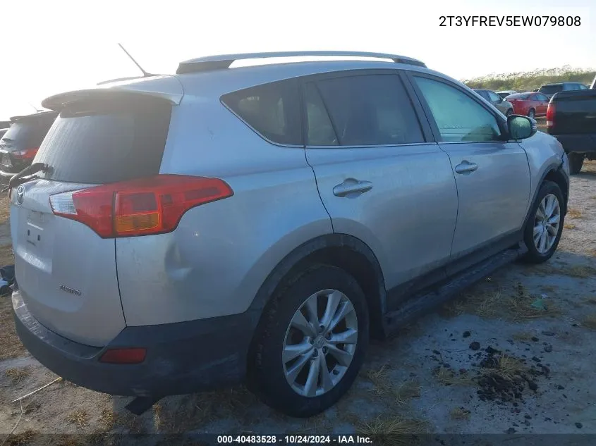 2T3YFREV5EW079808 2014 Toyota Rav4 Limited