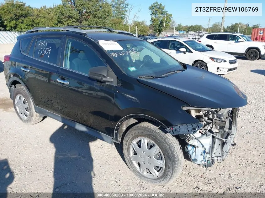 2014 Toyota Rav4 Le VIN: 2T3ZFREV9EW106769 Lot: 40550289