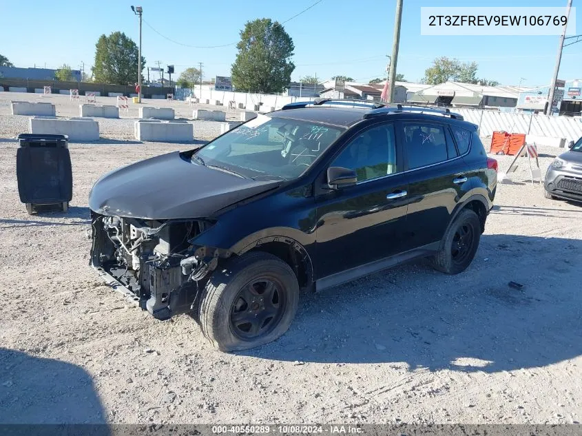 2014 Toyota Rav4 Le VIN: 2T3ZFREV9EW106769 Lot: 40550289