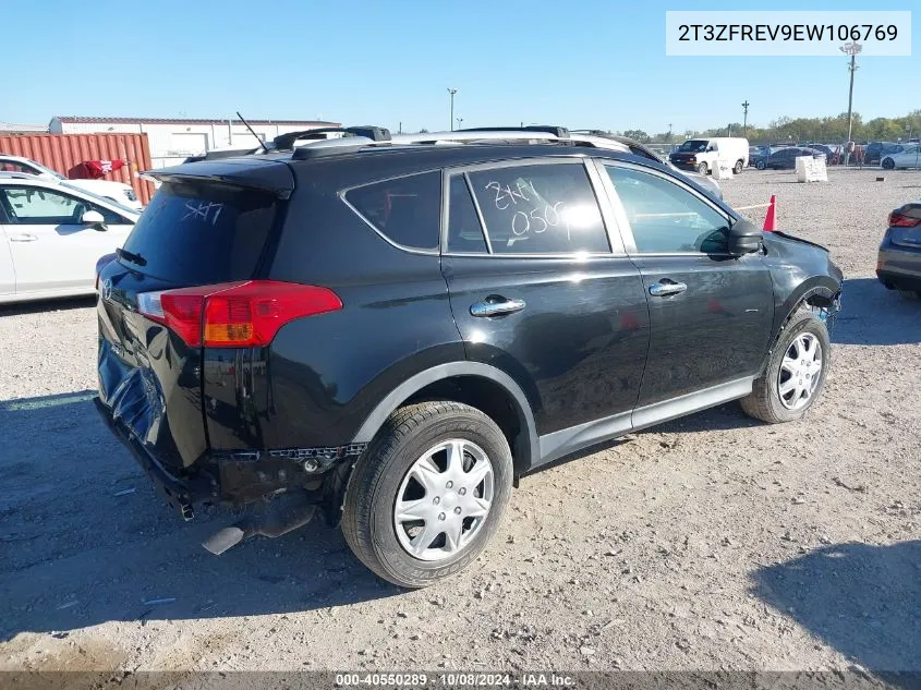 2014 Toyota Rav4 Le VIN: 2T3ZFREV9EW106769 Lot: 40550289