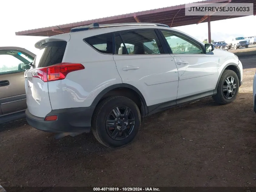 JTMZFREV5EJ016033 2014 Toyota Rav4 Le