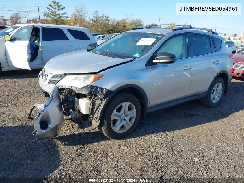 2014 Toyota Rav4 Le VIN: JTMBFREV5ED054961 Lot: 40723132