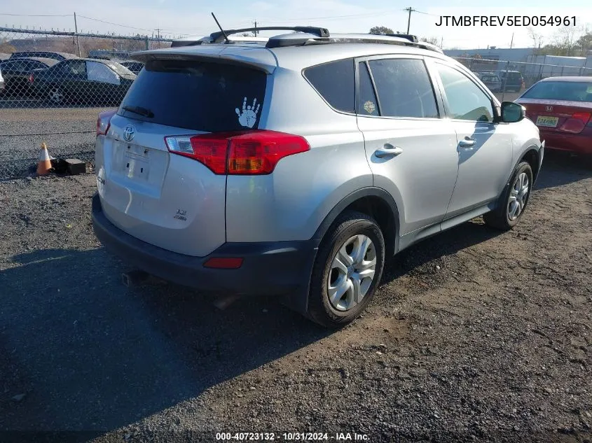 2014 Toyota Rav4 Le VIN: JTMBFREV5ED054961 Lot: 40723132