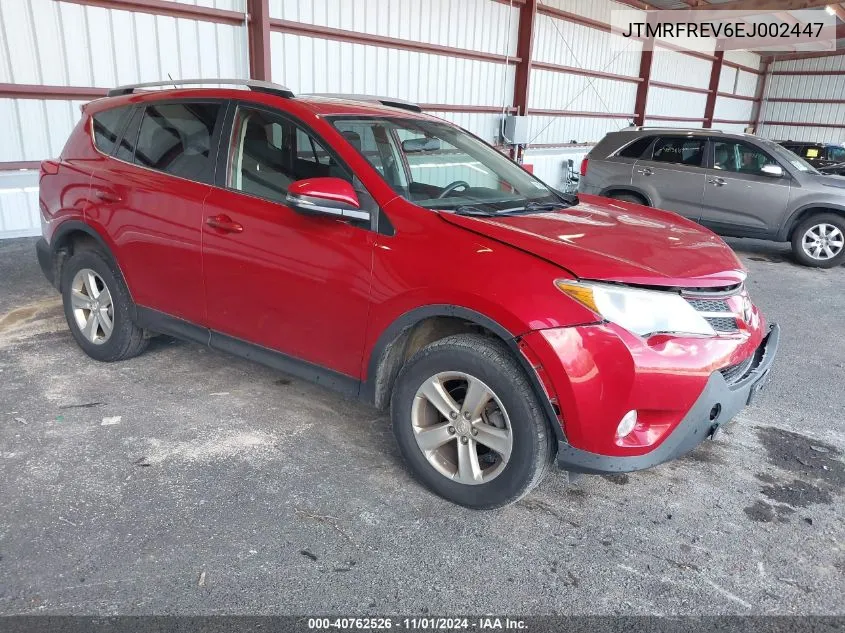 2014 Toyota Rav4 Xle VIN: JTMRFREV6EJ002447 Lot: 40762526