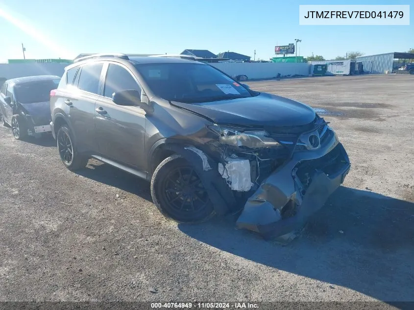 2014 Toyota Rav4 Le VIN: JTMZFREV7ED041479 Lot: 40764949