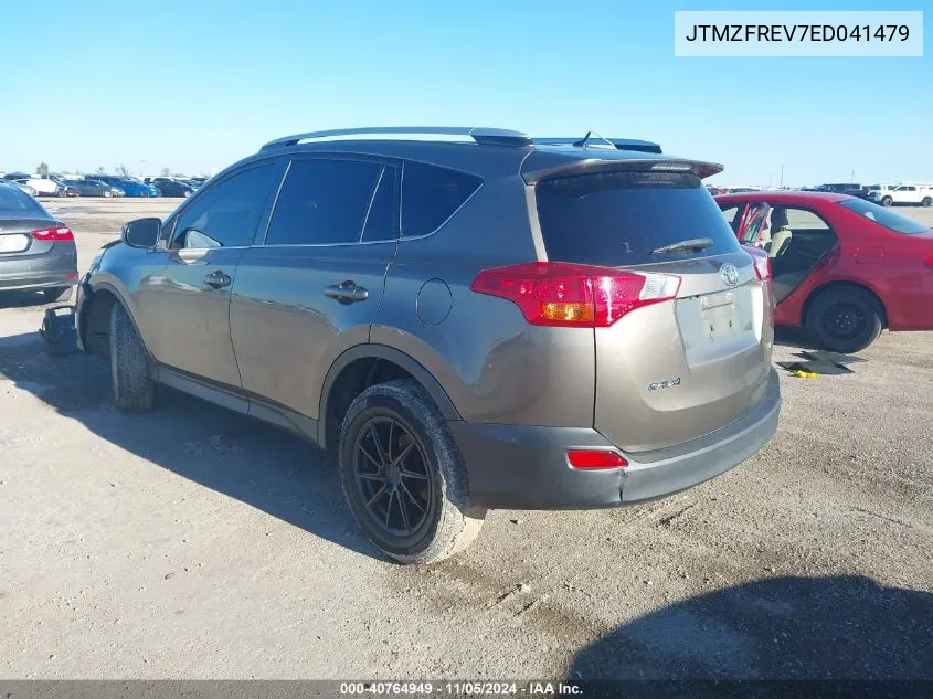 2014 Toyota Rav4 Le VIN: JTMZFREV7ED041479 Lot: 40764949