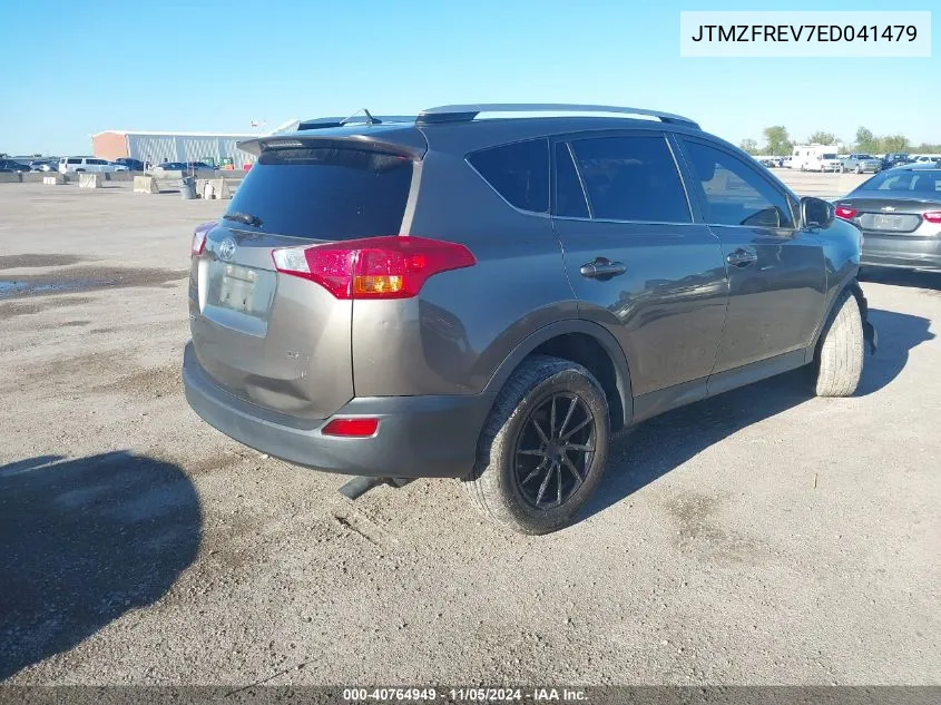 2014 Toyota Rav4 Le VIN: JTMZFREV7ED041479 Lot: 40764949