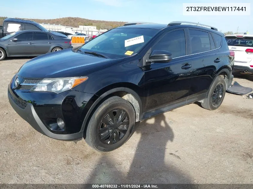 2014 Toyota Rav4 Le VIN: 2T3ZFREV8EW117441 Lot: 40769232