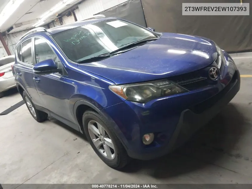 2014 Toyota Rav4 Xle VIN: 2T3WFREV2EW107393 Lot: 40778214