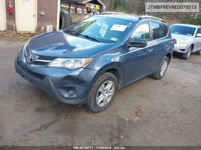 2014 Toyota Rav4 Le VIN: JTMBFREV8ED075013 Lot: 40788771