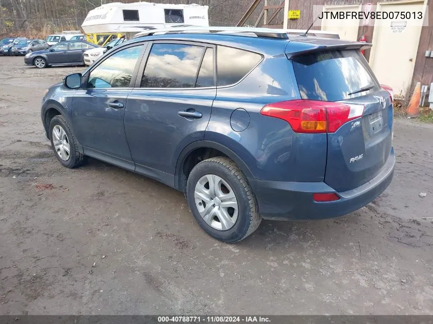 2014 Toyota Rav4 Le VIN: JTMBFREV8ED075013 Lot: 40788771