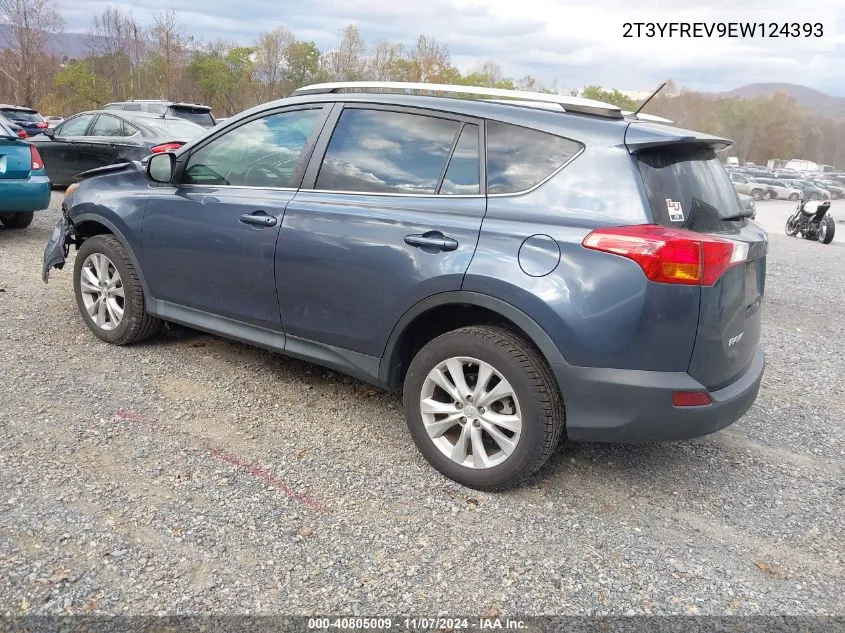 2T3YFREV9EW124393 2014 Toyota Rav4 Limited