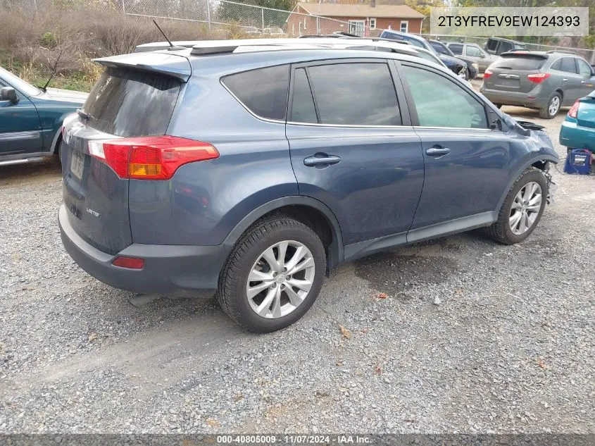 2T3YFREV9EW124393 2014 Toyota Rav4 Limited