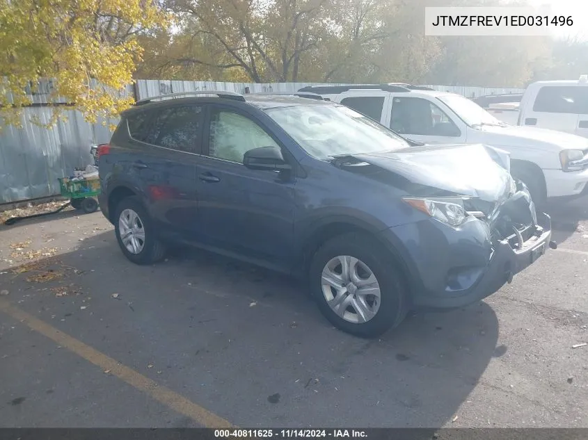 2014 Toyota Rav4 Le VIN: JTMZFREV1ED031496 Lot: 40811625