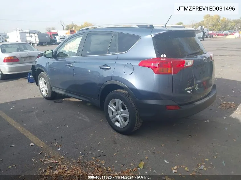 2014 Toyota Rav4 Le VIN: JTMZFREV1ED031496 Lot: 40811625