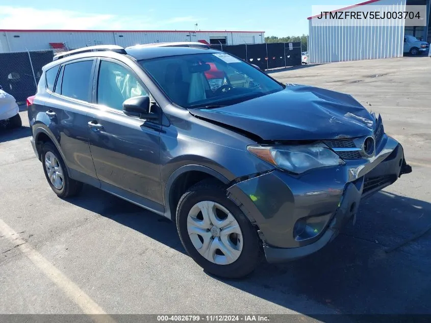 2014 Toyota Rav4 Le VIN: JTMZFREV5EJ003704 Lot: 40826799