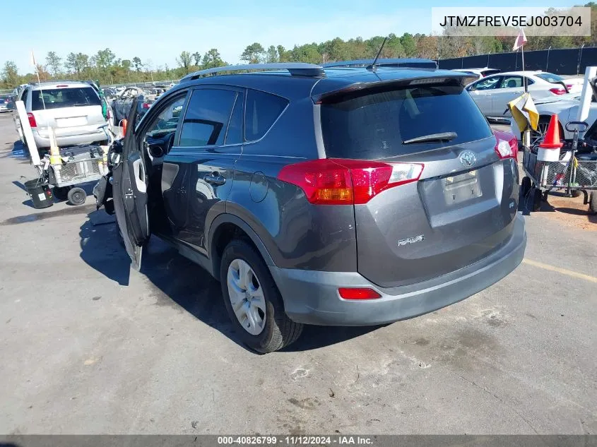 2014 Toyota Rav4 Le VIN: JTMZFREV5EJ003704 Lot: 40826799