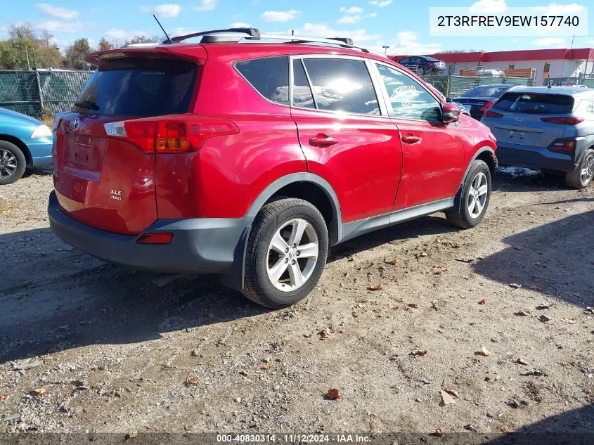 2014 Toyota Rav4 Xle VIN: 2T3RFREV9EW157740 Lot: 40830314