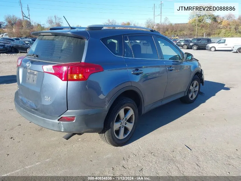 2014 Toyota Rav4 Xle VIN: JTMRFREV2ED088886 Lot: 40834535