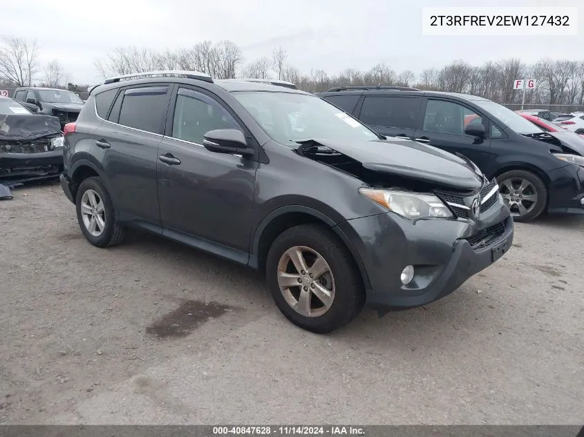 2014 Toyota Rav4 Xle VIN: 2T3RFREV2EW127432 Lot: 40847628