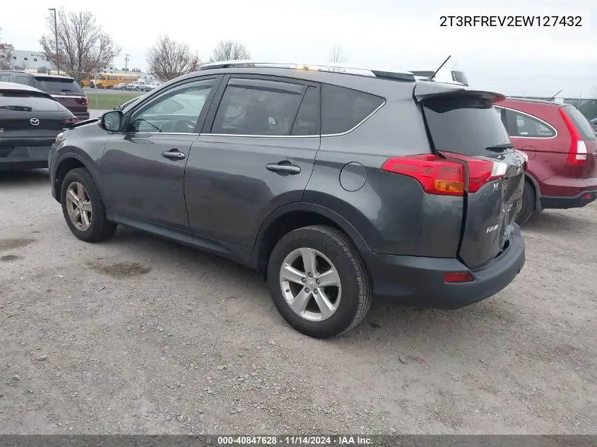 2014 Toyota Rav4 Xle VIN: 2T3RFREV2EW127432 Lot: 40847628