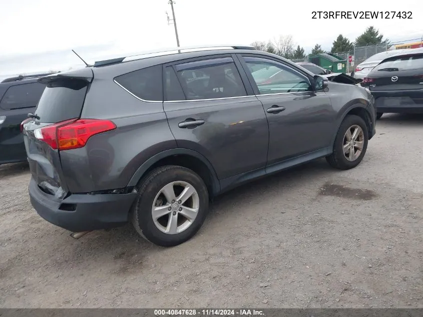 2014 Toyota Rav4 Xle VIN: 2T3RFREV2EW127432 Lot: 40847628