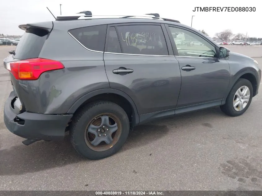 2014 Toyota Rav4 Le VIN: JTMBFREV7ED088030 Lot: 40859819