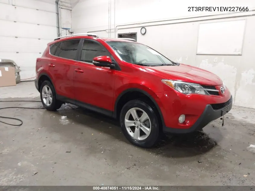 2014 Toyota Rav4 Xle VIN: 2T3RFREV1EW227666 Lot: 40874051