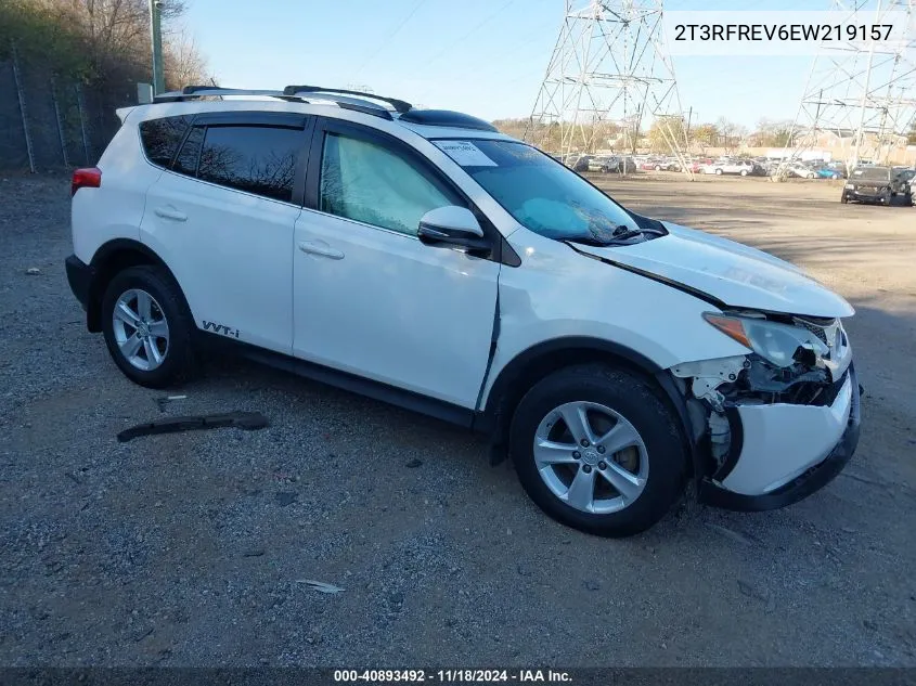 2014 Toyota Rav4 Xle VIN: 2T3RFREV6EW219157 Lot: 40893492