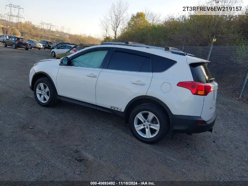 2014 Toyota Rav4 Xle VIN: 2T3RFREV6EW219157 Lot: 40893492