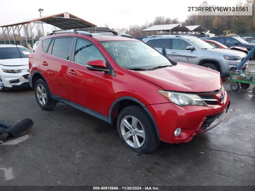 2014 Toyota Rav4 Xle VIN: 2T3RFREV9EW135561 Lot: 40915666