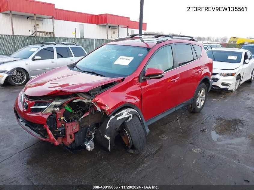 2014 Toyota Rav4 Xle VIN: 2T3RFREV9EW135561 Lot: 40915666