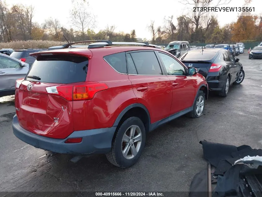 2014 Toyota Rav4 Xle VIN: 2T3RFREV9EW135561 Lot: 40915666