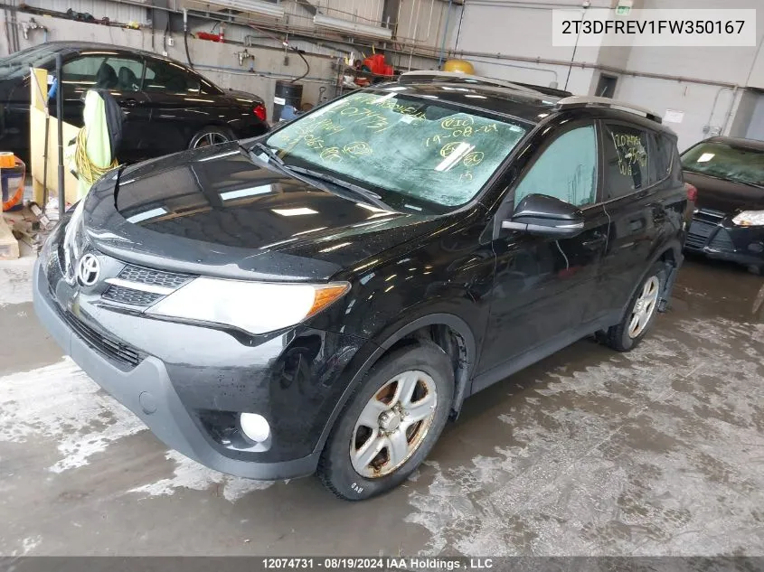 2T3DFREV1FW350167 2015 Toyota Rav4 Limited