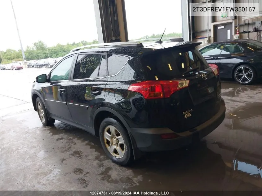 2T3DFREV1FW350167 2015 Toyota Rav4 Limited