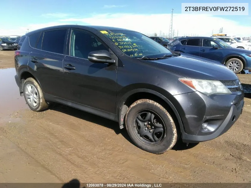 2015 Toyota Rav4 Le VIN: 2T3BFREV0FW272519 Lot: 12083078