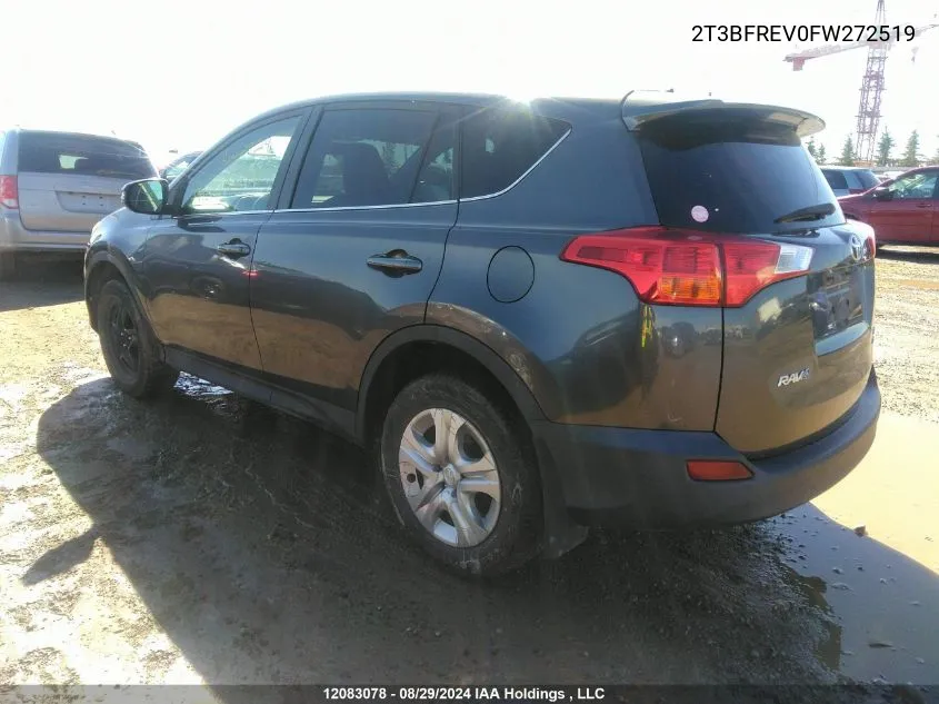 2T3BFREV0FW272519 2015 Toyota Rav4 Le