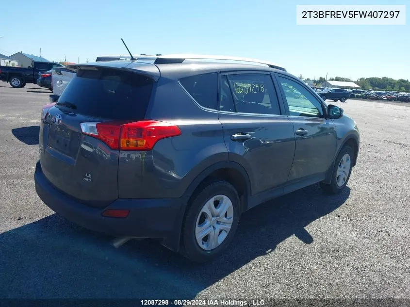 2T3BFREV5FW407297 2015 Toyota Rav4 Le