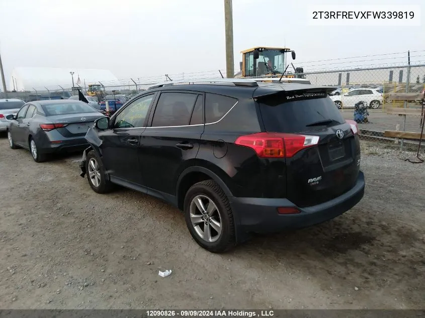 2T3RFREVXFW339819 2015 Toyota Rav4 Xle