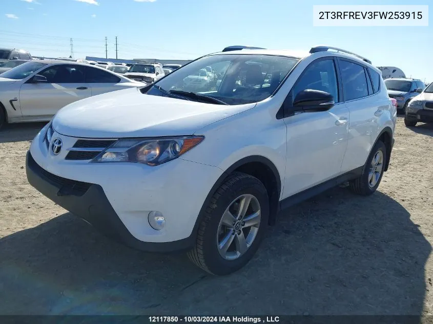 2015 Toyota Rav4 Xle VIN: 2T3RFREV3FW253915 Lot: 12117850