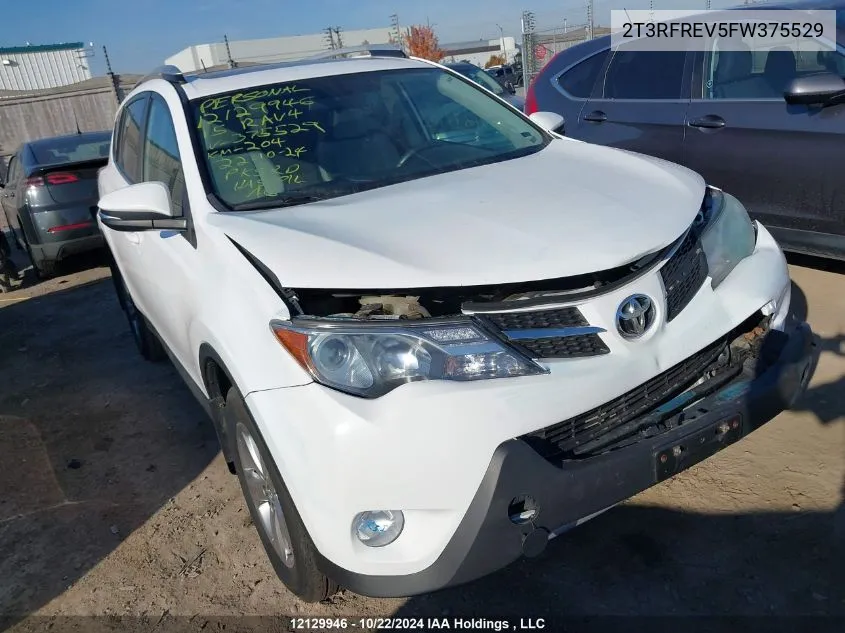 2015 Toyota Rav4 Xle VIN: 2T3RFREV5FW375529 Lot: 12129946